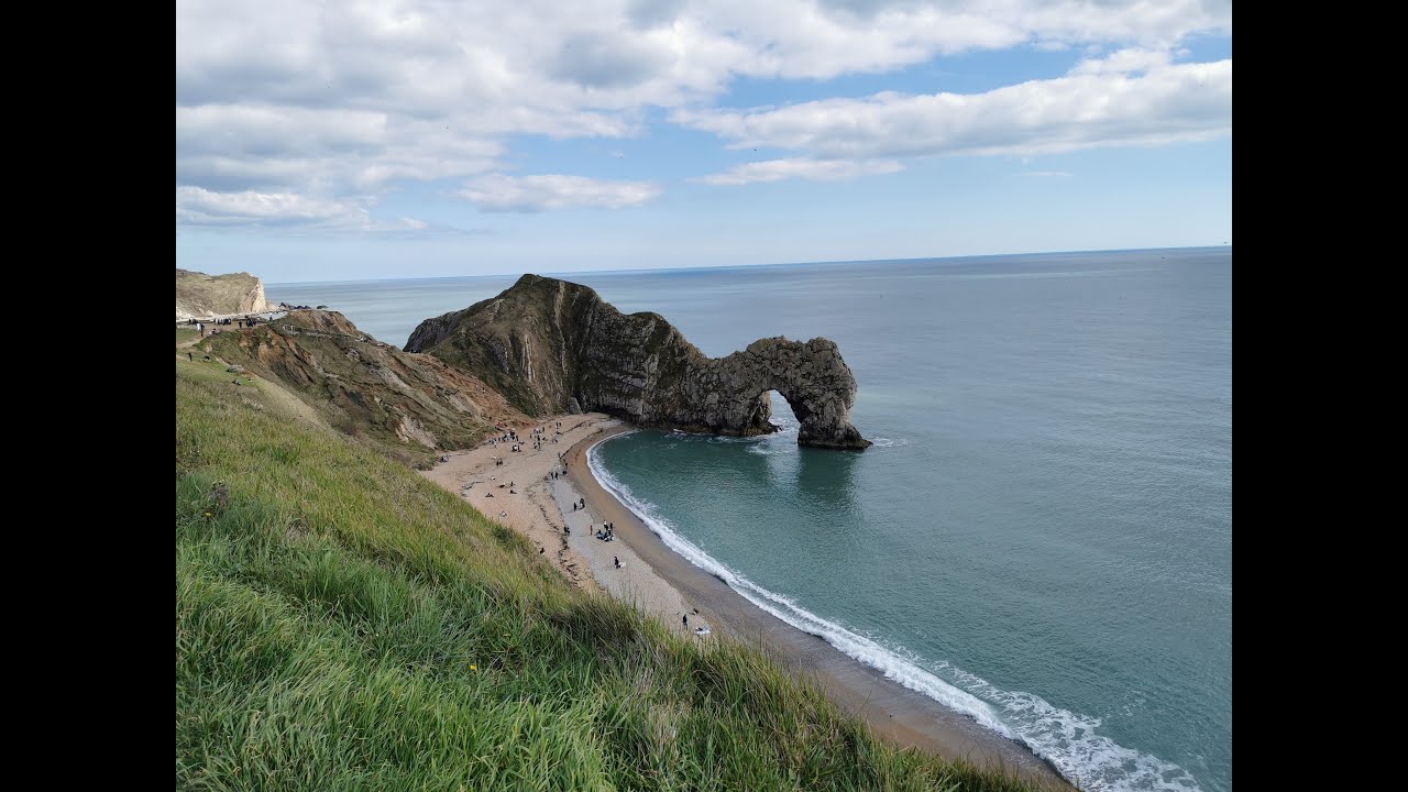 Weymouth to Lulworth cove & Durdle door POV 4K