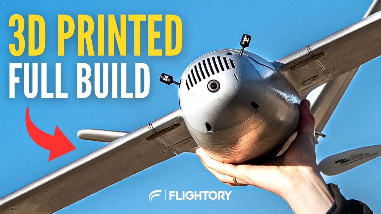 3D Printed Fixed Wing – Full Build | Stork