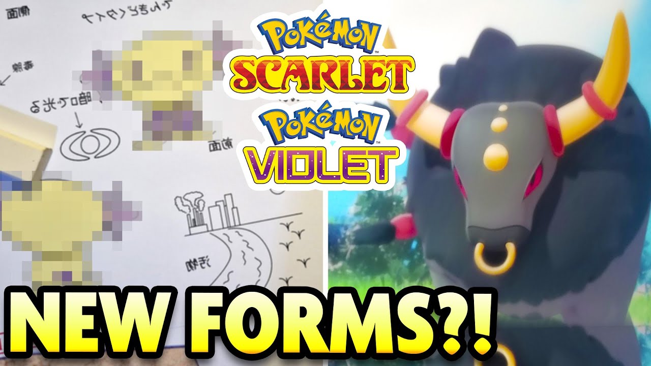 NEW FORM RIDDLES and NEXT NEWS?! TAUROS LEAK? Pokemon Scarlet and Violet Breakdown!