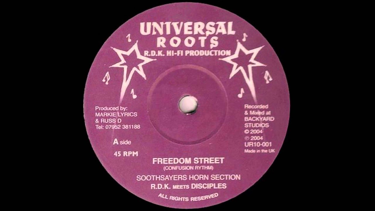 10'' RDK meets The Disciples - Freedom Street (& dub)