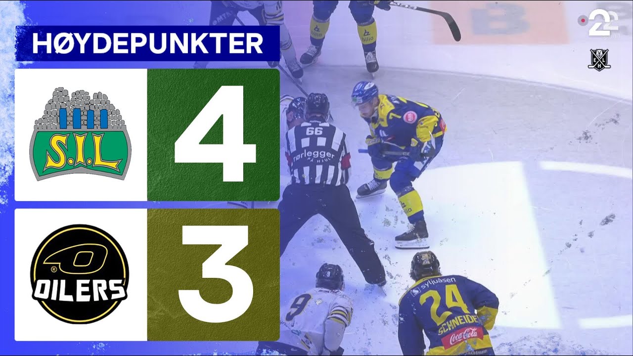 Storhamar 4 - 3 Stavanger Oilers - Høydepunkter