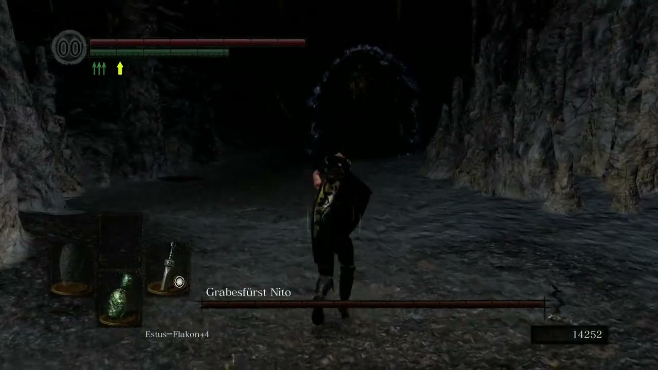 +10 Devine Guts Greatsword vs Gravelord Nito #darksouls remastered 
