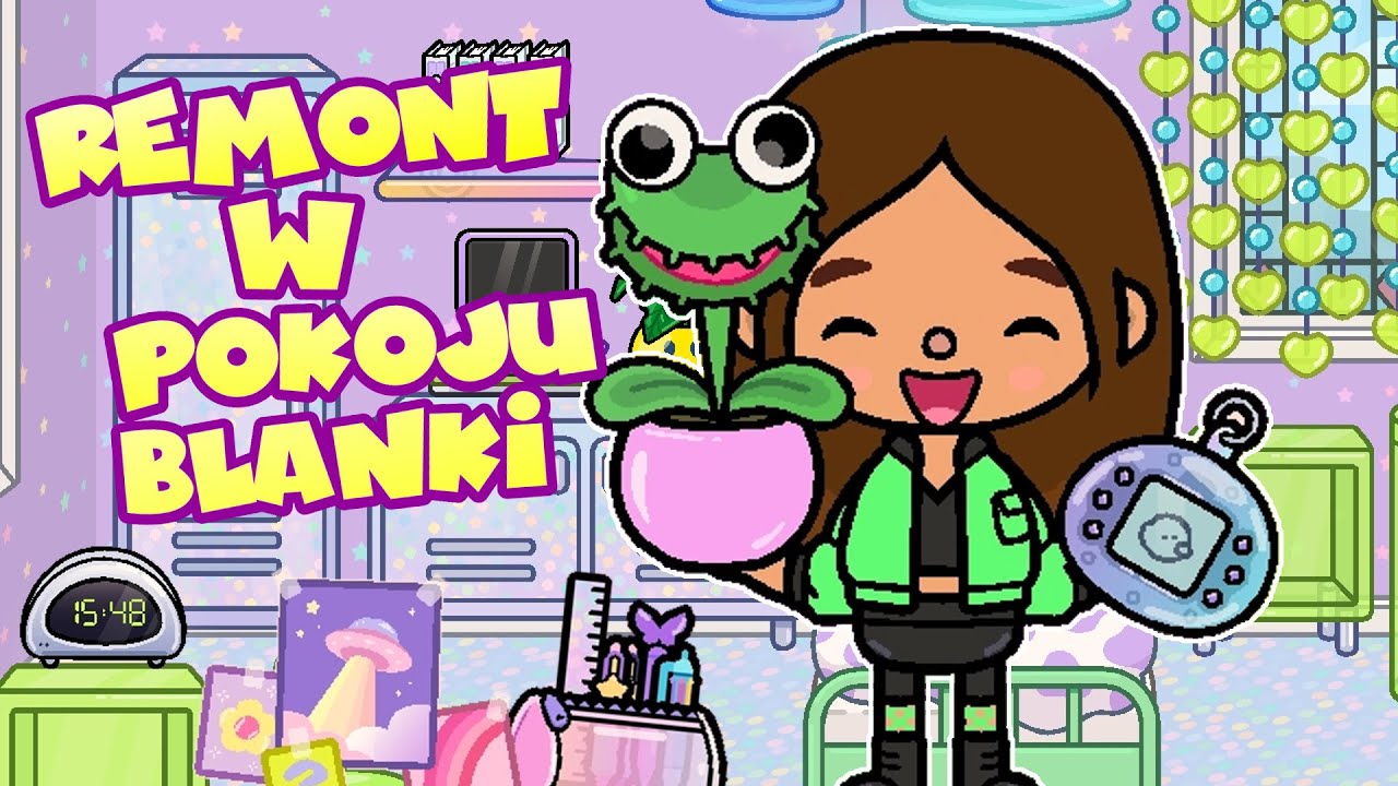 🏠💜 Metamorfoza Pokoju Blanki w Stylu Y2K ✨🛋️ Toca Boca #tocaboca