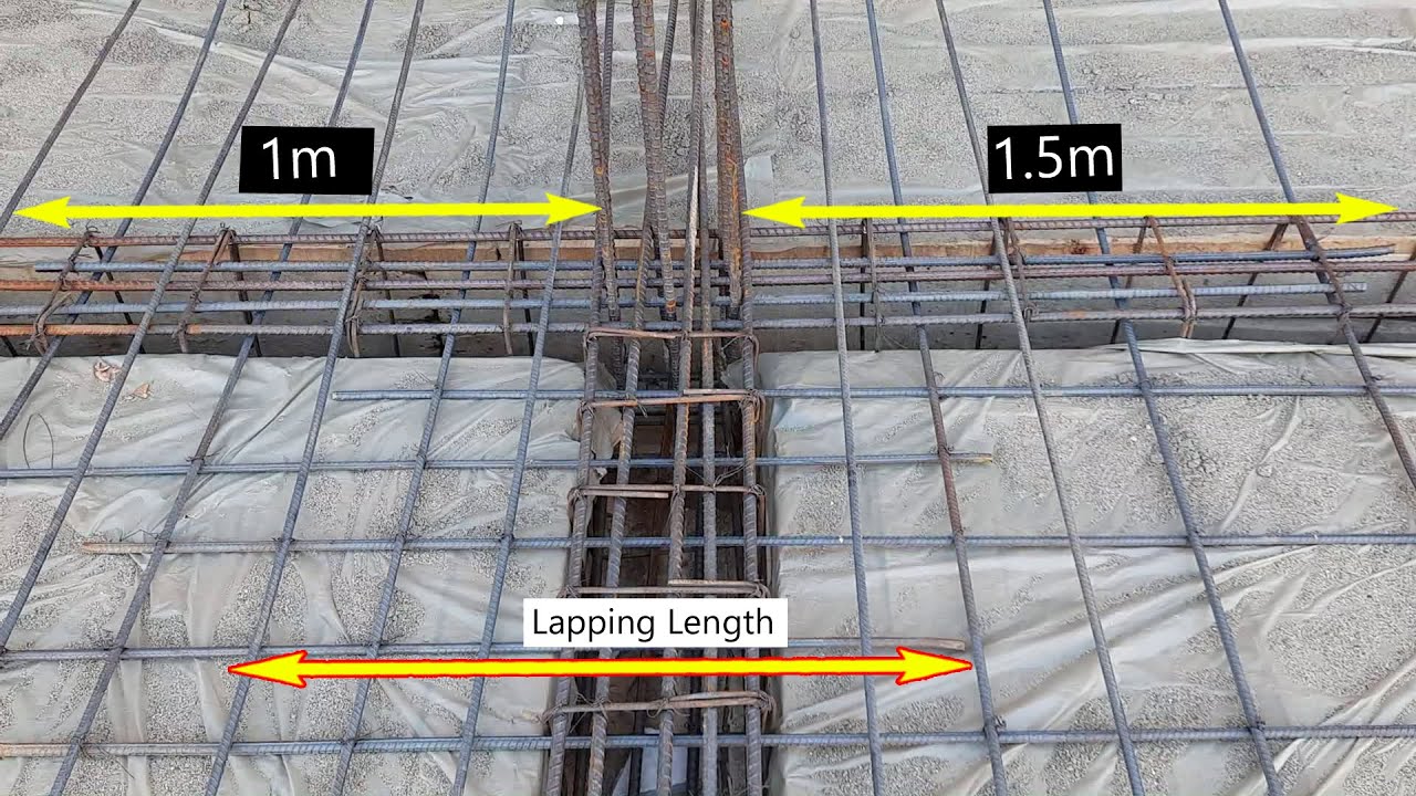 Big Mistakes in Slab Lapping Length - Junction of Beam and Column