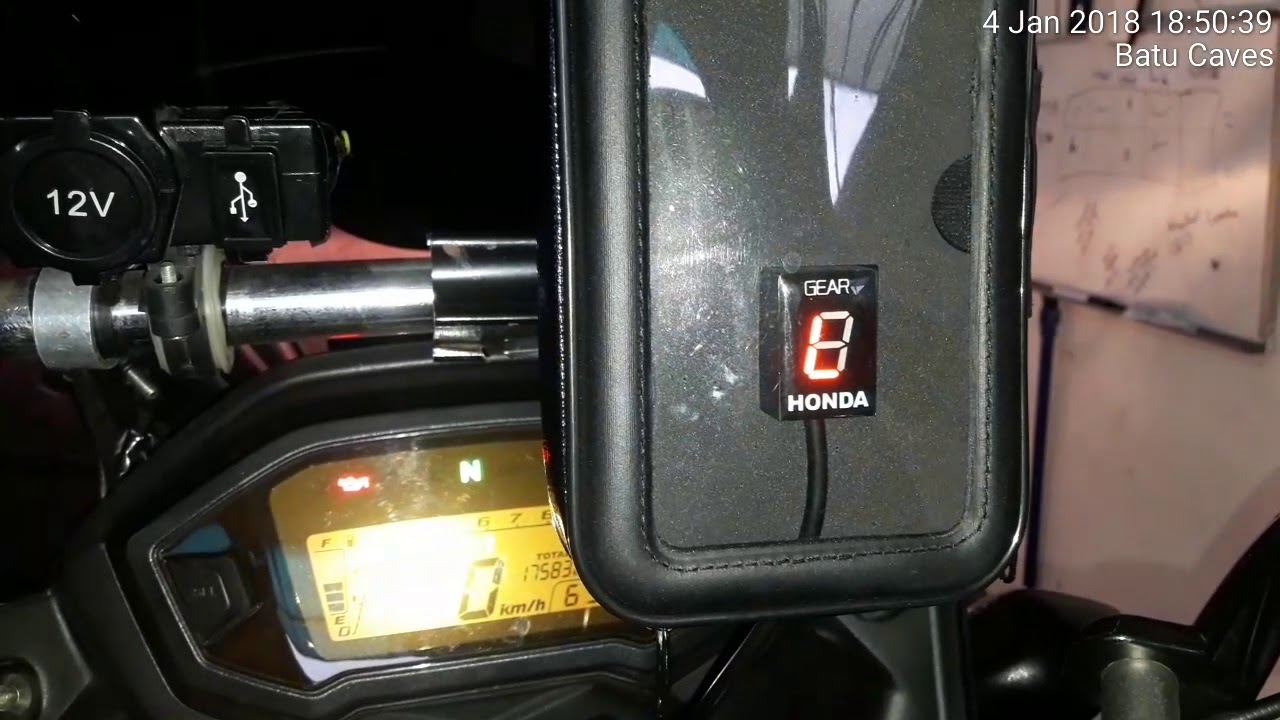 Gear indicator Honda CB500X (part 2)