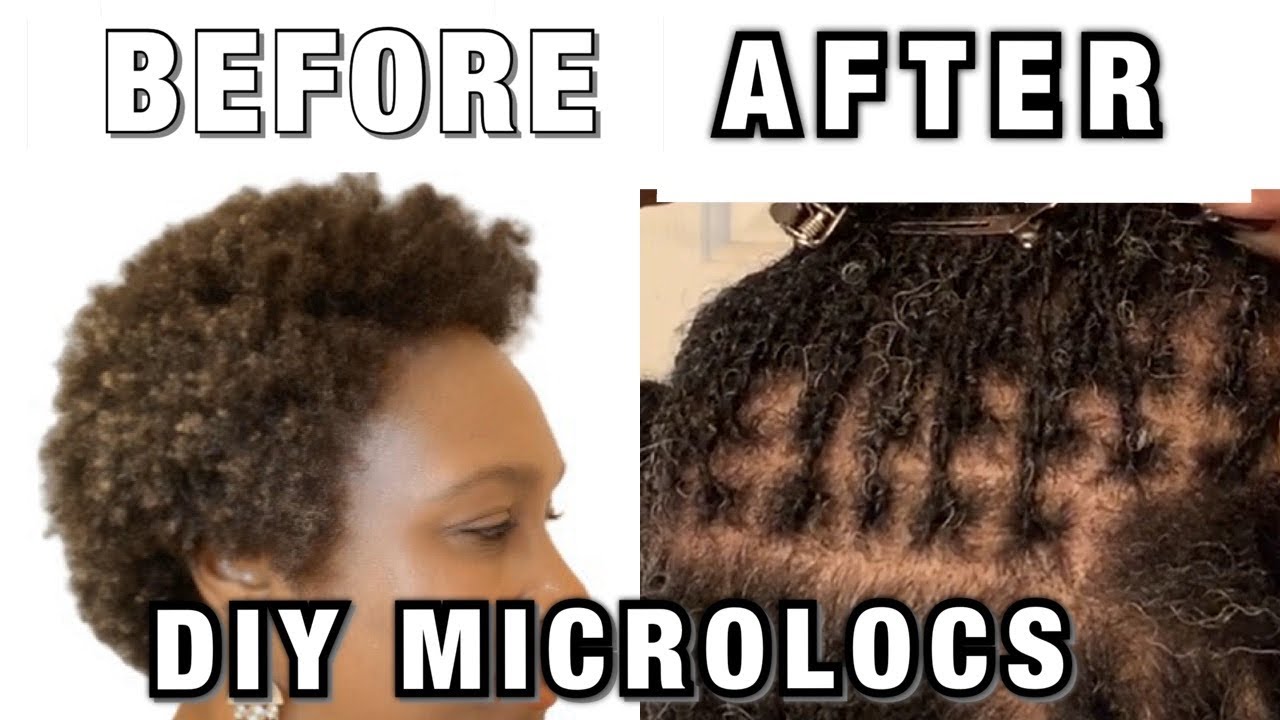 Pt. 1- 2020 DIY MICROLOCS / Pt. 1- INTERLOCKS INSTALLATION | Starter Locs | 4C Hair