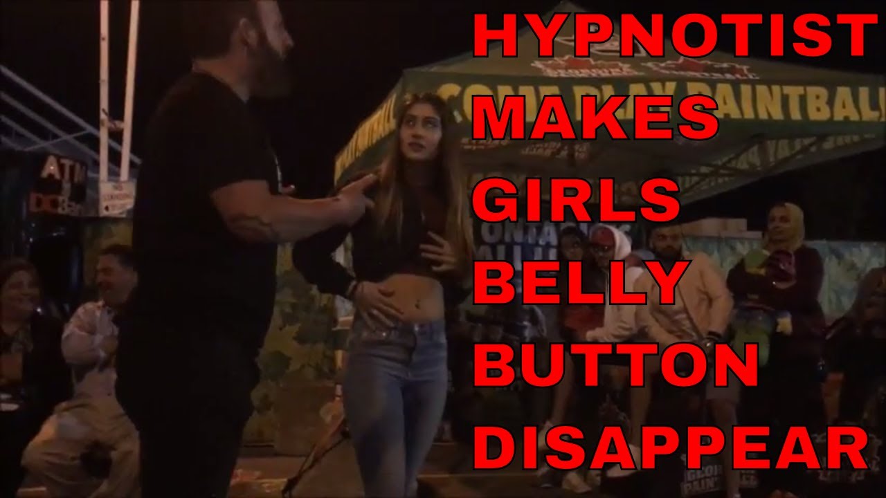 Street Hypnotist Causes Girl To Lose Belly Button #streethypnosis #hypnopunk #impromptuhypnosis