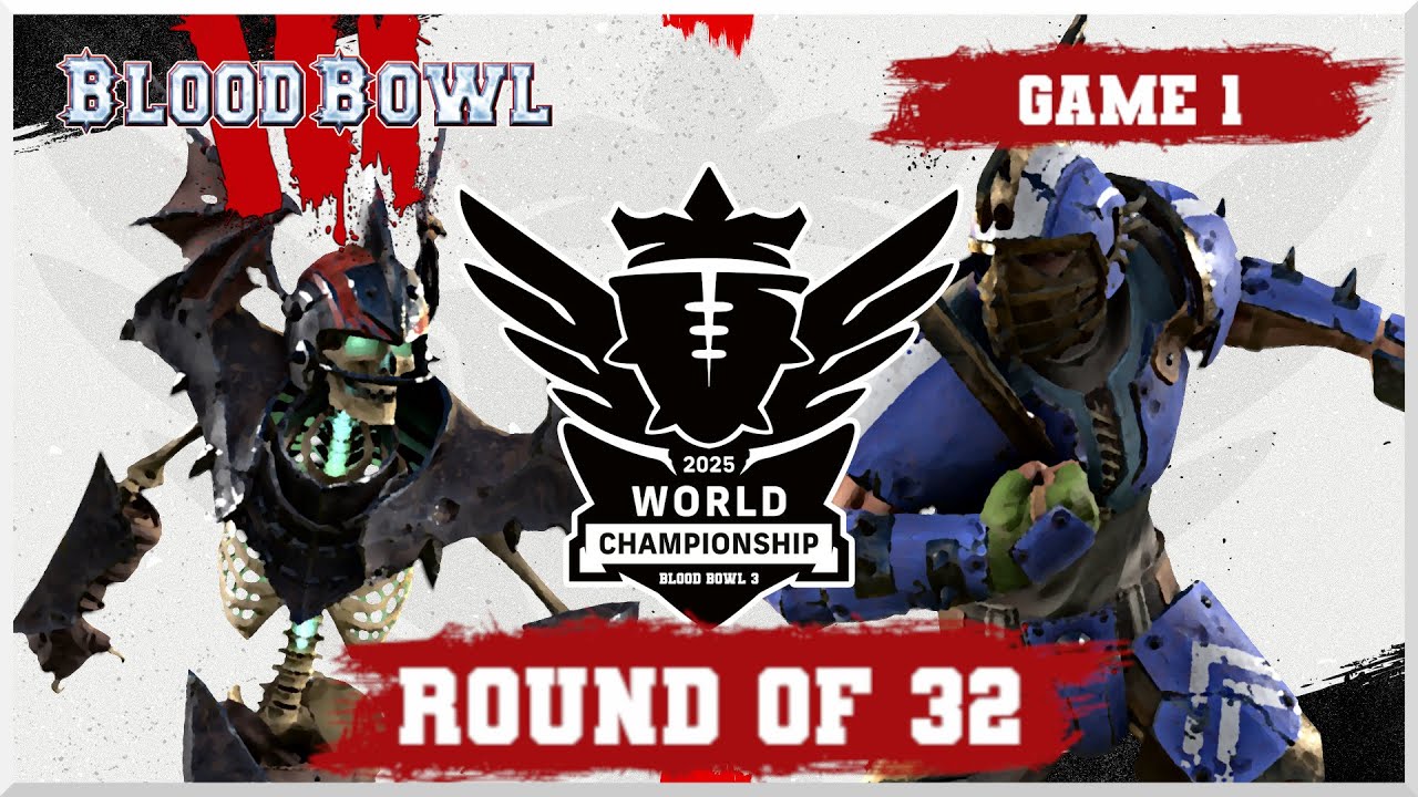 Blood Bowl 3 — Чемпионат мира 2025 года — Раунд 1/16 финала — G1 — Морепловац против Андрея (офиц...