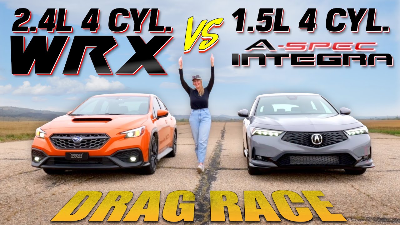 Acura Integra против Subaru WRX Drag Race: доступный, механический, турбо — но быстрый?
