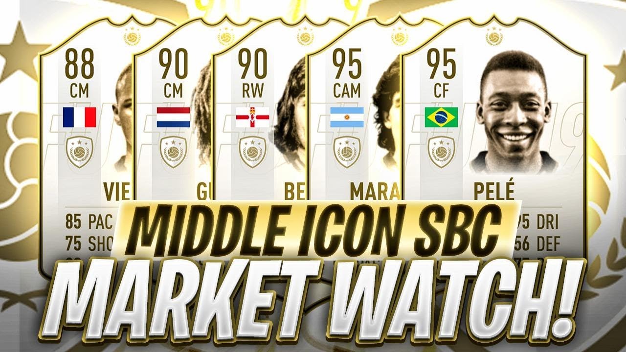 MIDDLE ICON SBC INCOMING! MARKET IS SO HIGH! FIFA 19 Ultimate Team