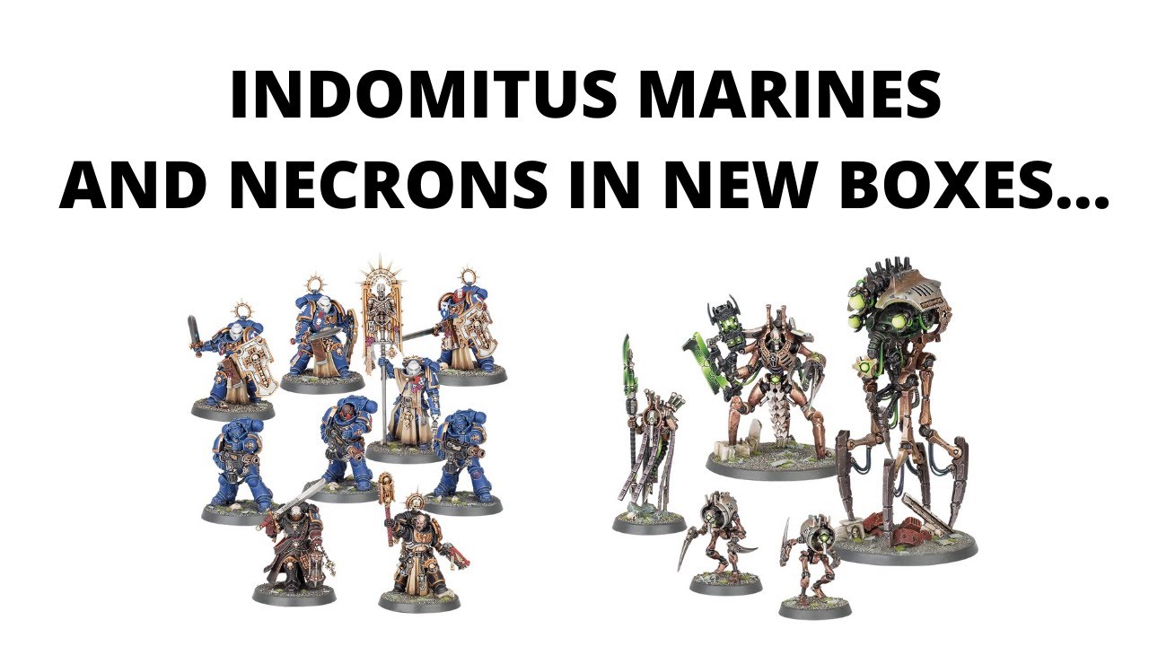 New Boxes of Indomitus Space Marines and Necrons - Honoured of the Chapter and Necron Royal Court
