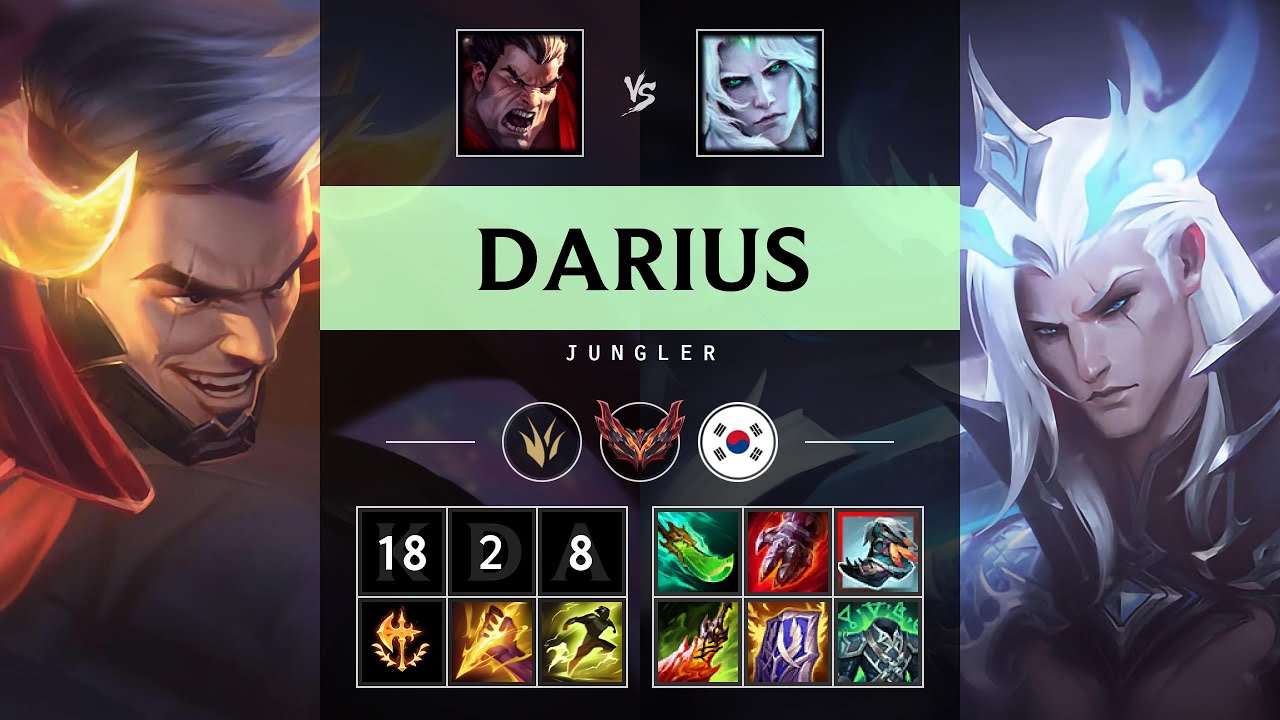 Darius Jungle vs Viego: Tank Titan - KR Grandmaster Patch 25.S1.2
