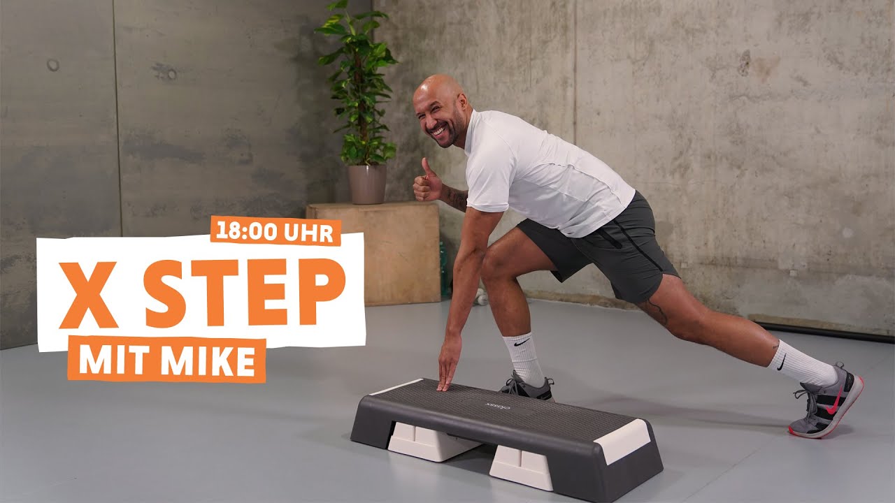 x step mit Mike  | FitX-Kurse für zu Hause | classx at home