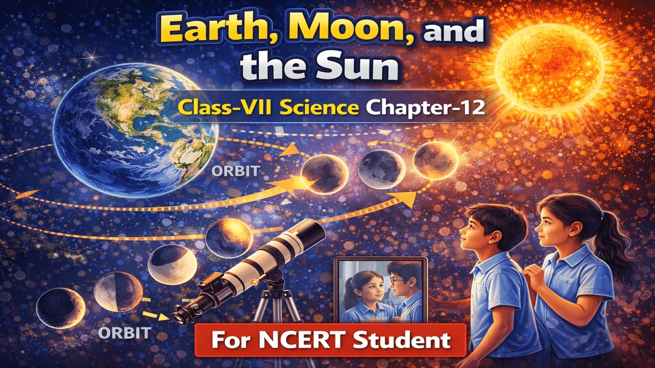 NCERT Class 7 Science Chapter 12: Earth, Moon, and the Sun | The Ultimate AI Guide