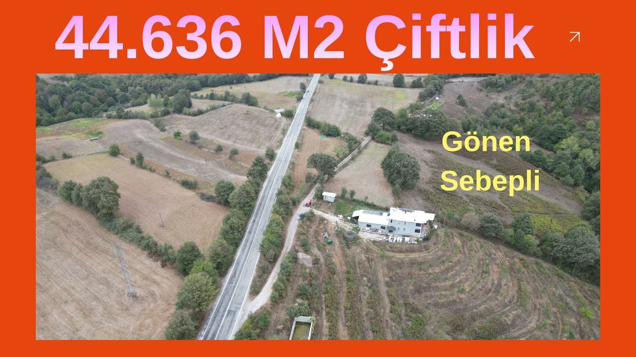 Keşif Arazi  44.636 m2 Bağ Evi Balıkesir Gönen Sebepli.18.000.000