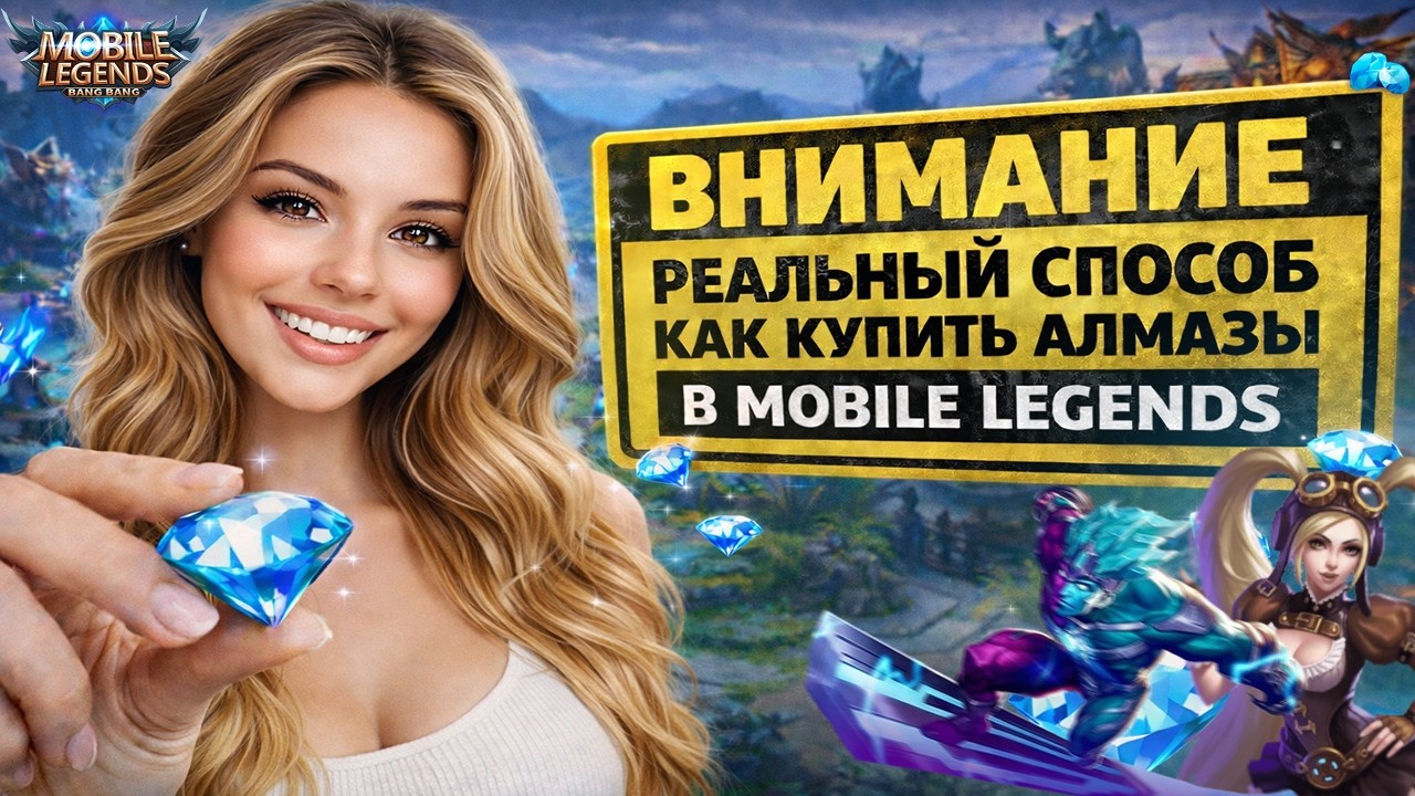 РЕАЛЬНЫЙ СПОСОБ КАК КУПИТЬ АЛМАЗЫ ? | КАК ЗАДОНАТИТЬ В MOBILE LEGENDS ДЕШЕВО