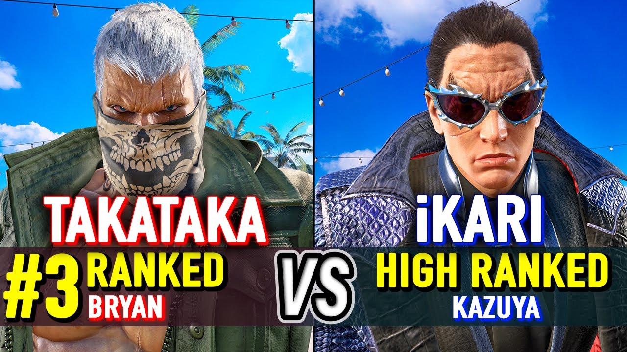 T8 🔥 TAKATAKA (#3 Ranked Bryan) vs IKARI (Kazuya) 🔥 Tekken 8 High Level Gameplay