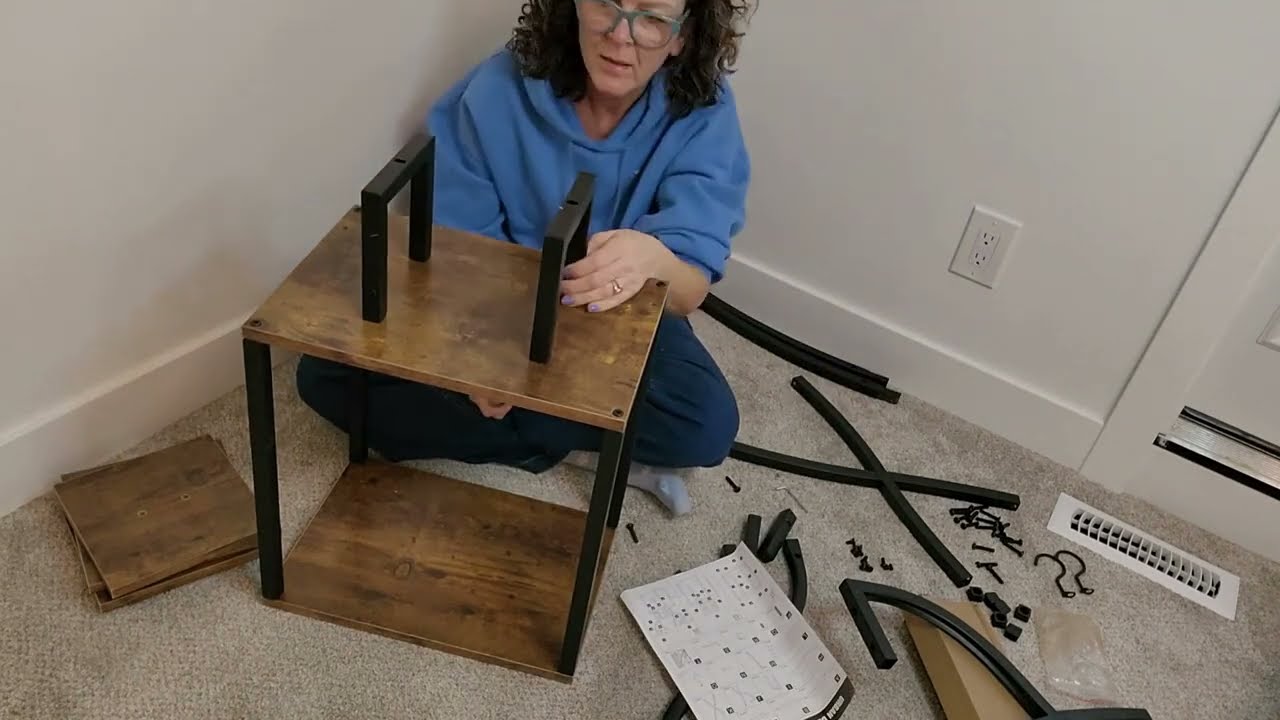 Сборка 8-ярусной подставки для фитоламп.