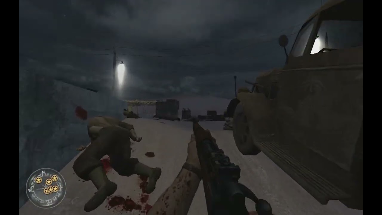 Call of Duty 2 HCTM Veteran Full Gameplay - The Battle for North Africa (British Side)