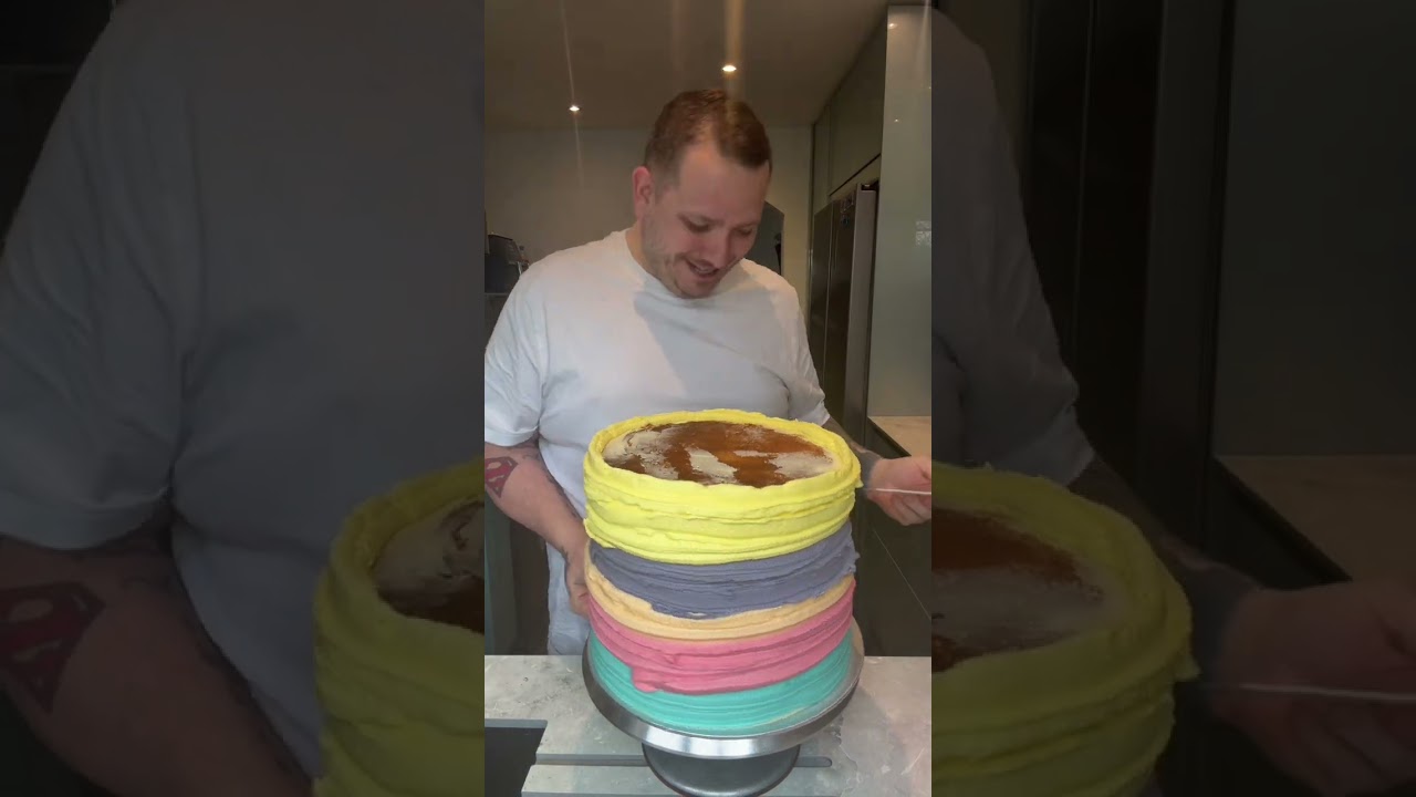 Part 8 of me making a gigantic Easter rainbow drip cake!! 