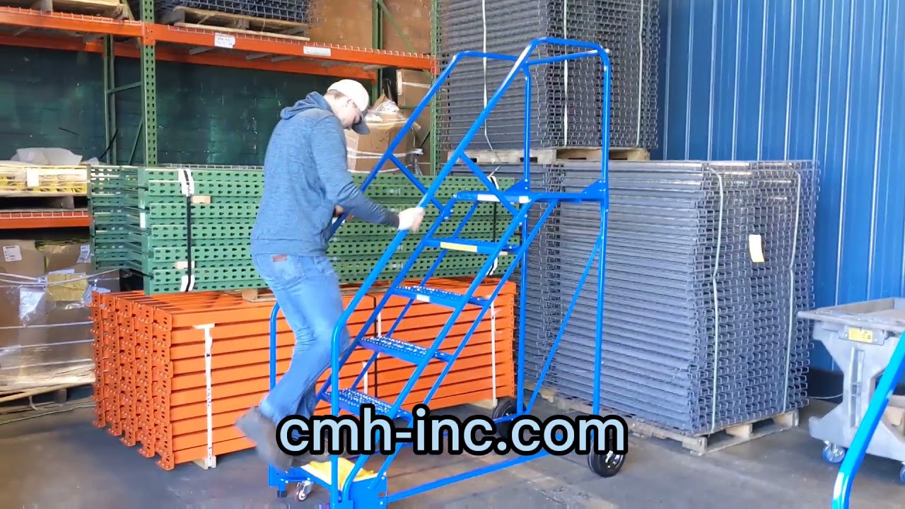 Rolling Warehouse Ladder