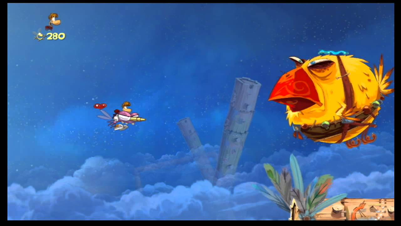Rayman Origins Boss 1 - Boss Bird