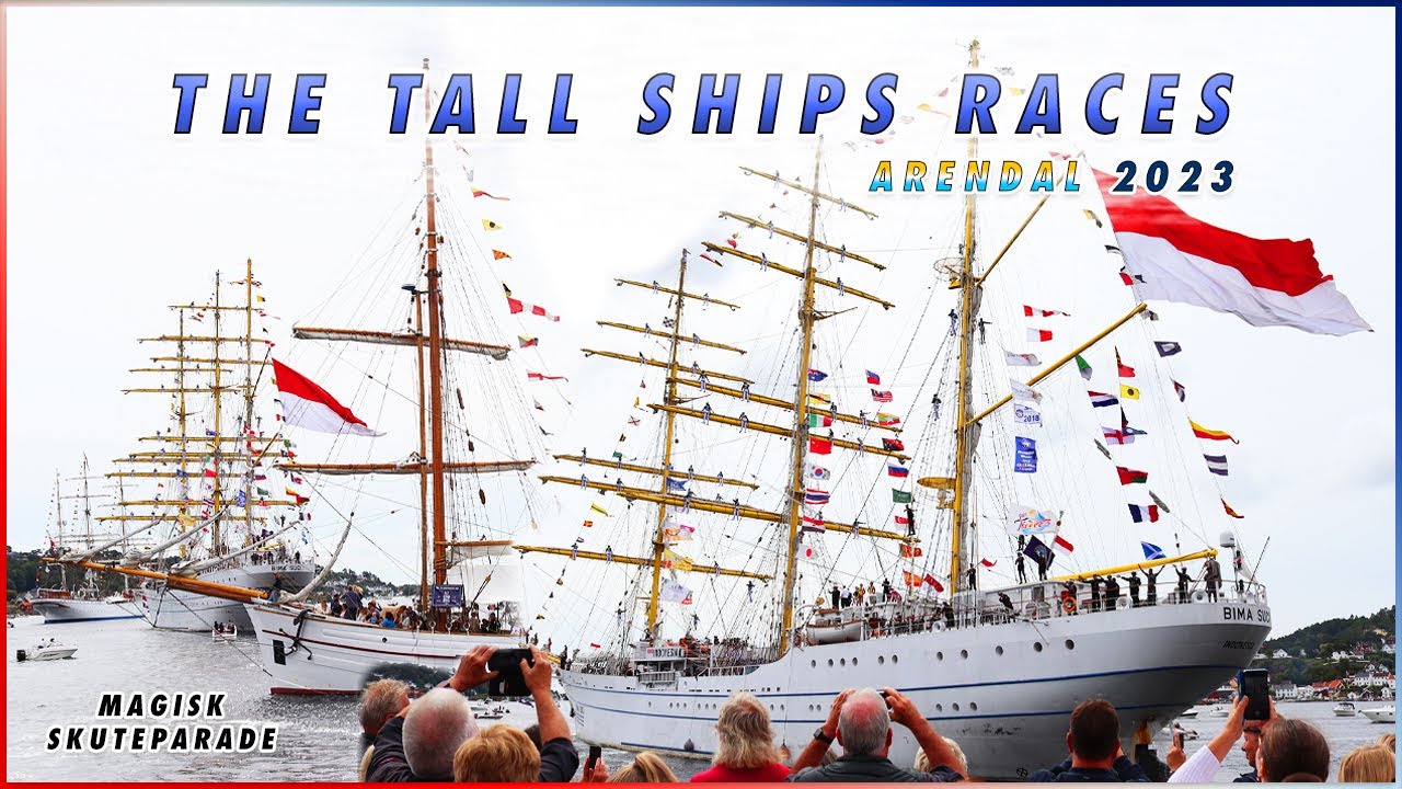 The Tall Ships Races 2023: Arendal 🇳🇴 - Bima Suci underholdning & magisk skuteparade!