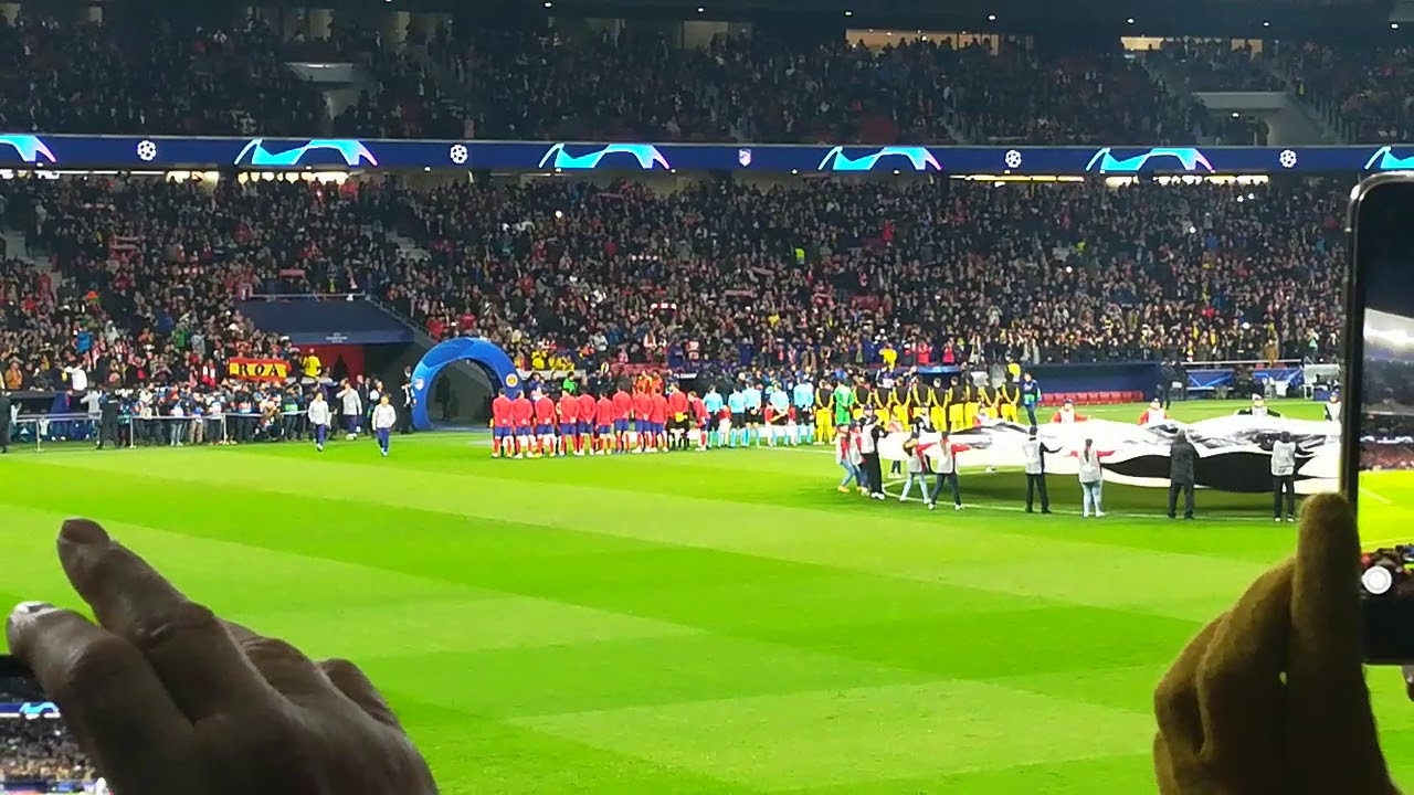 Champions League hymn Atletico Madrid vs Borussia Dortmund