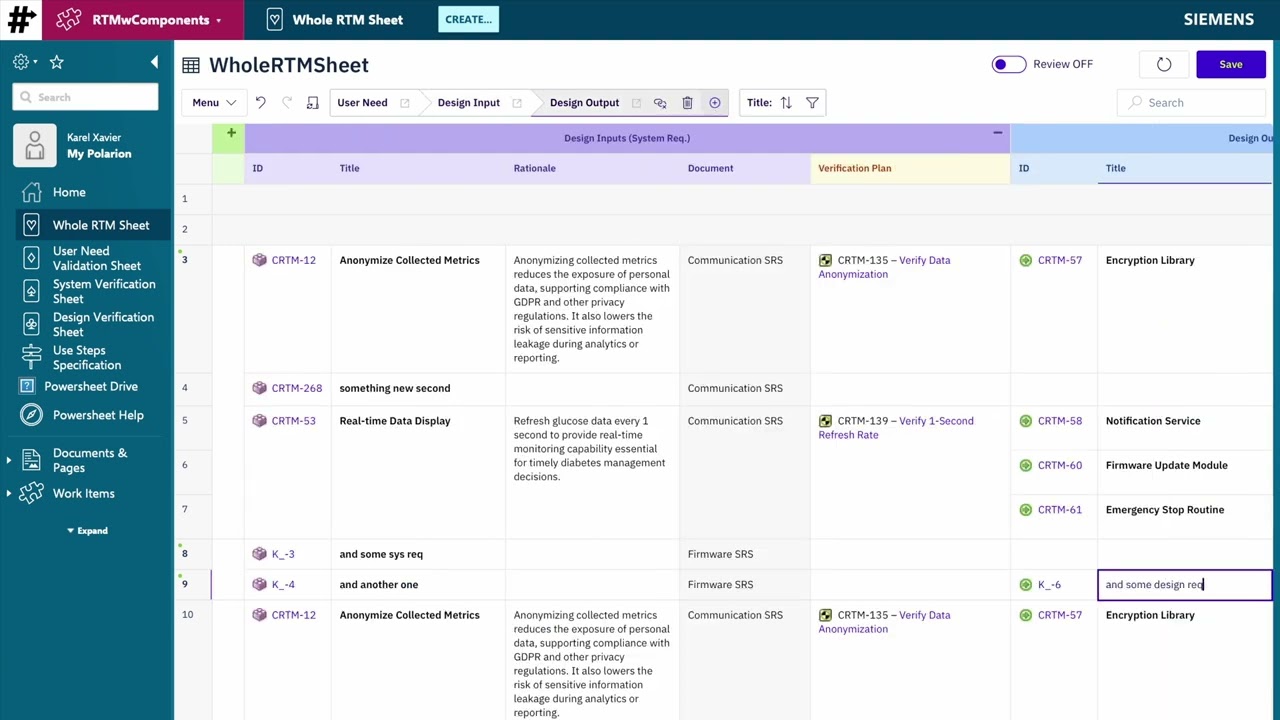 Nextedy POWERSHEET - RTM  - Create Items