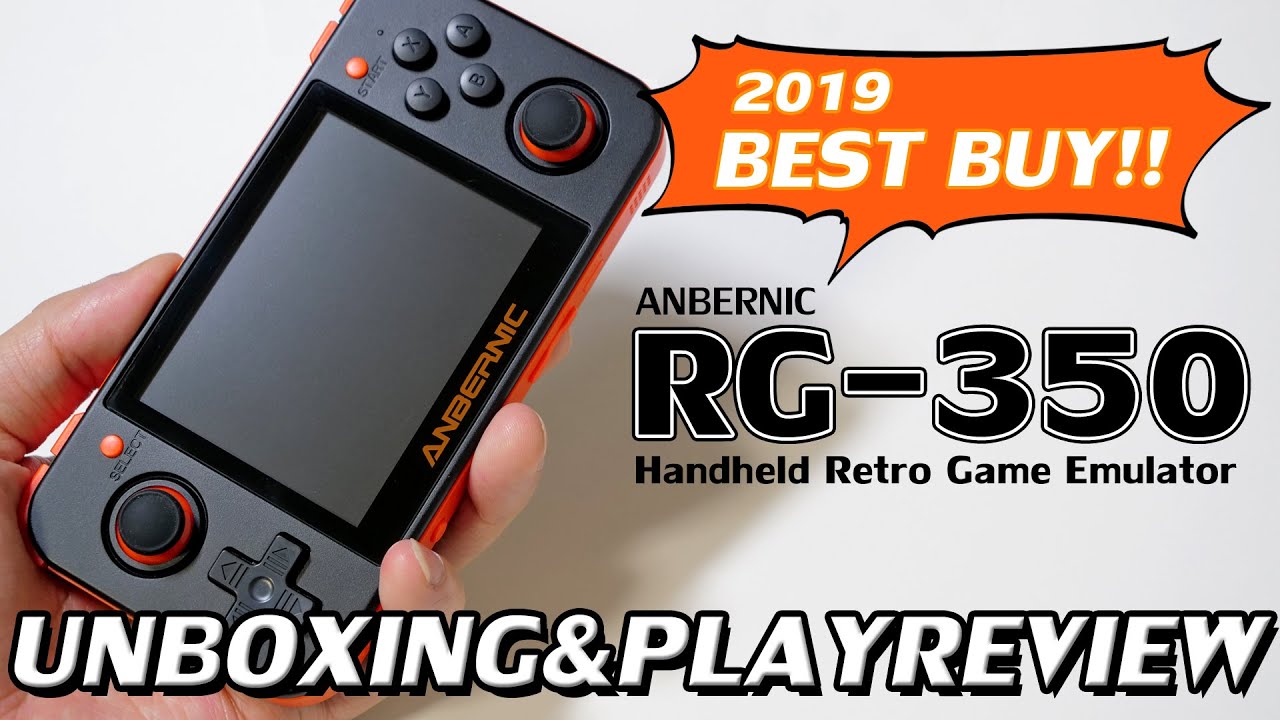 RG-350 Play&Review - PSがサクサク動く携帯エミュレーター 開封＆プレイレビュー