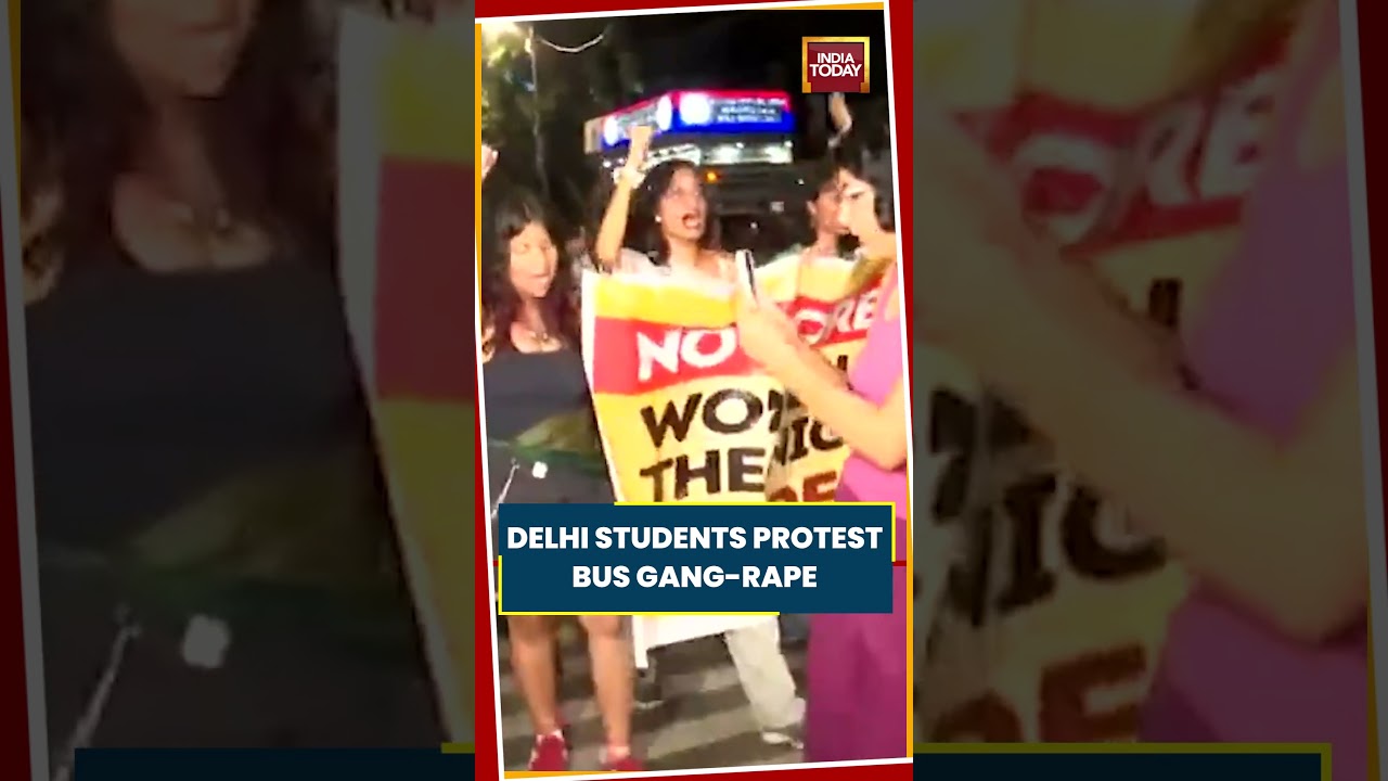 Delhi Bus Rape Case: SFI Students March, Demand Action For Women&rsquo;s Safety After Bus Gang-Rape #short