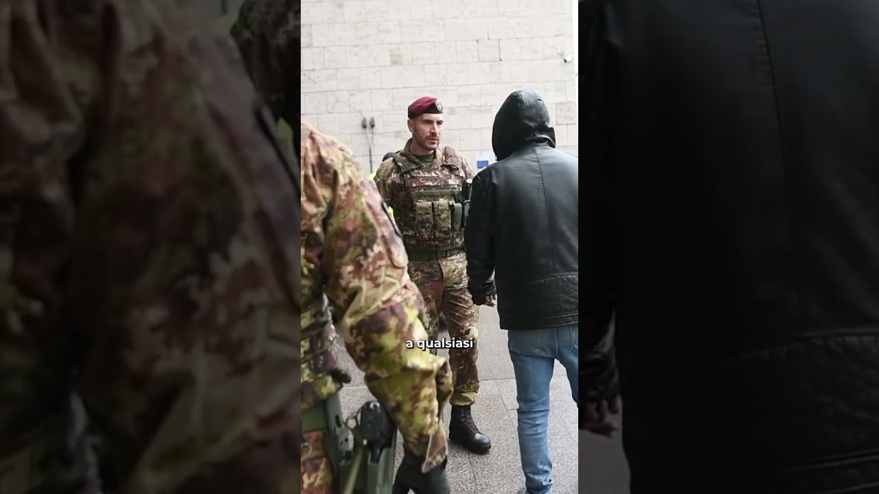 Roma Termini, in azione la Brigata Folgore: 