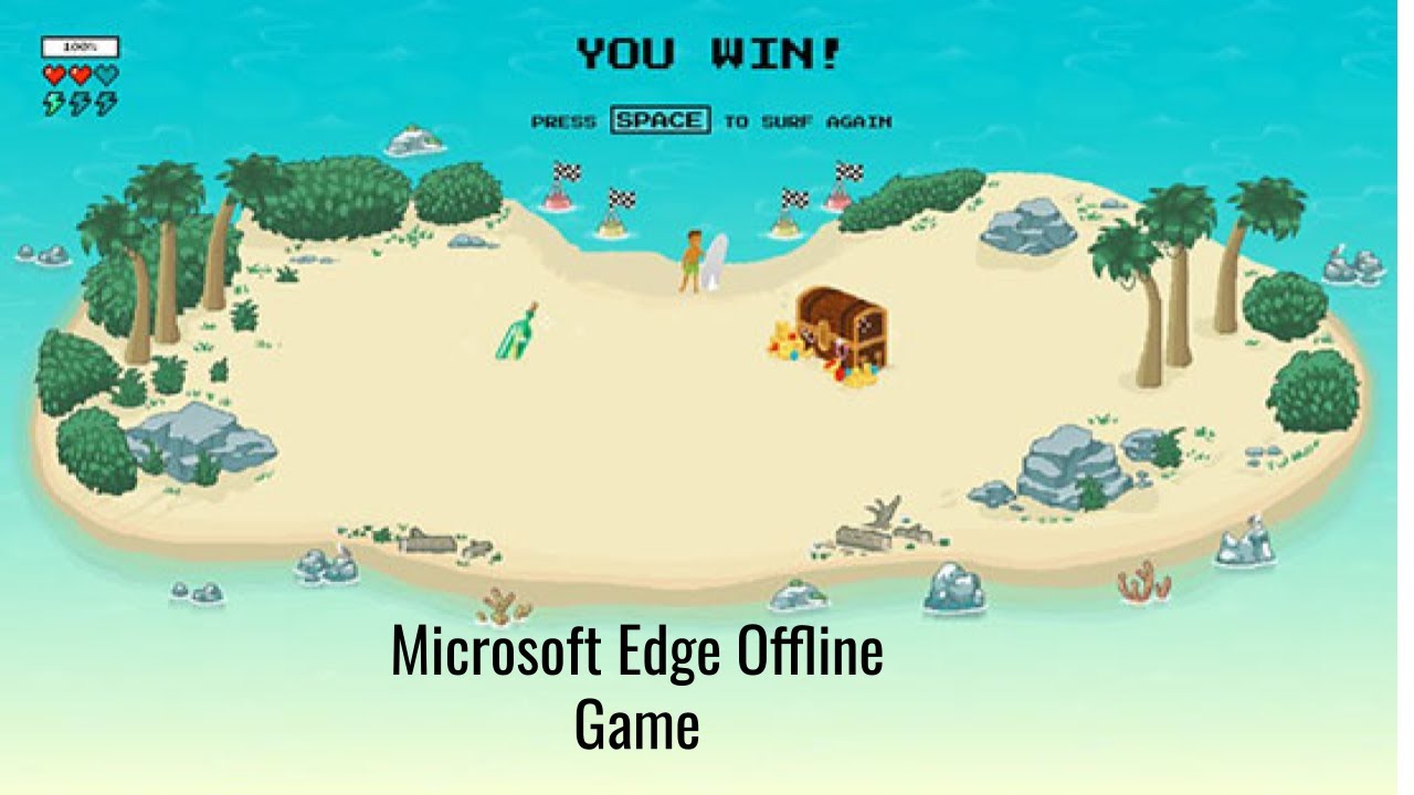 Microsoft Edge Surf Game End || Play the Surf Game || Surf Game Ending
