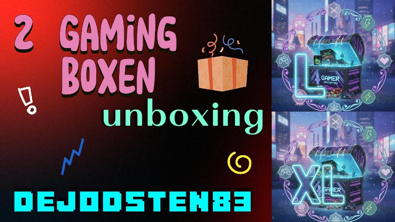 Unboxing 2er Gaming Geschenk Boxen