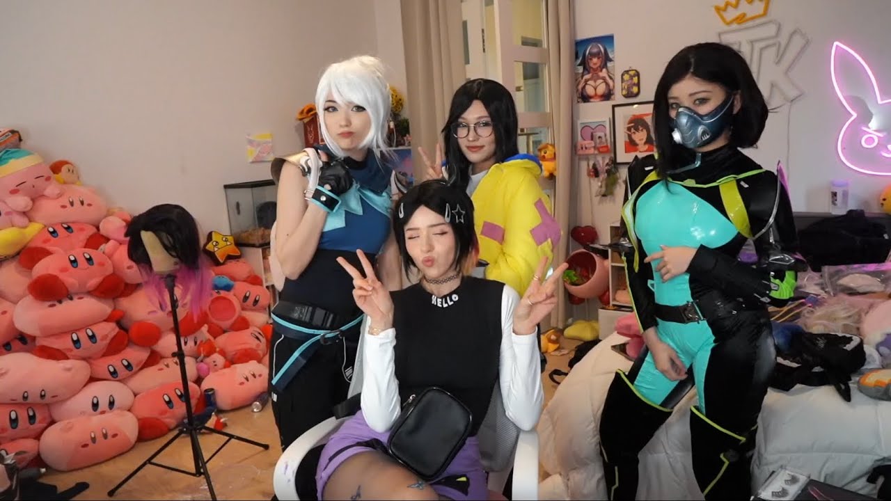 Emiru - [April 16th 2024] Cosplay with Poki, Aria, and Hyoon