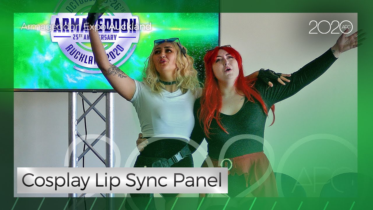 ARMAGEDDON EXPO 2020 Auckland - Cosplay Lip Sync Panel [#APGLive]