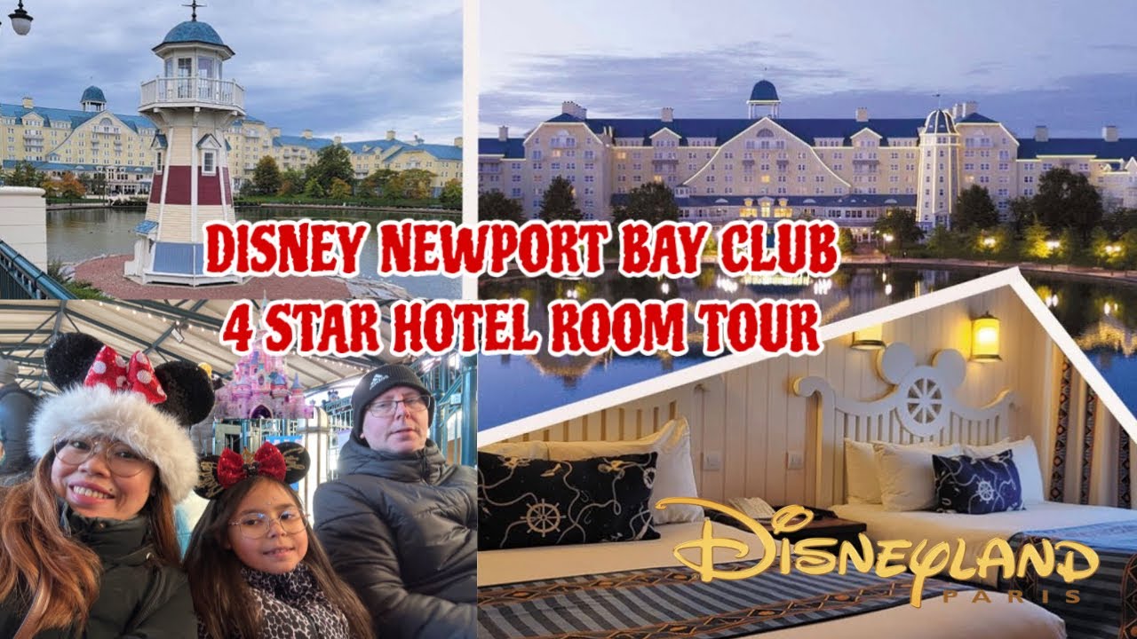DISNEY NEWPORT BAY CLUB 4 STAR HOTEL ROOM TOUR DISNEYLAND PARIS | FILIPINA-DUTCH FAMILY