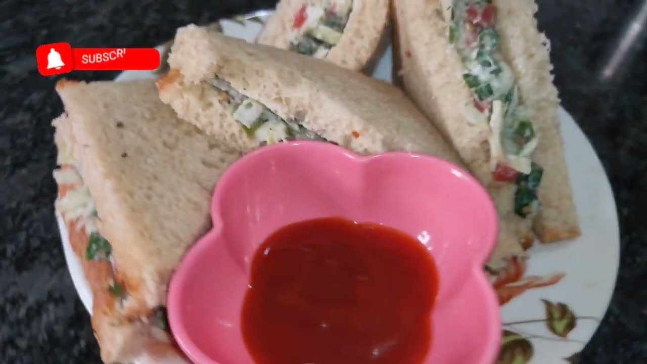 Veg Malai Sandwich Recipe / Malai Sandwich / Cream Sandwich Recipe by Lovely Saini