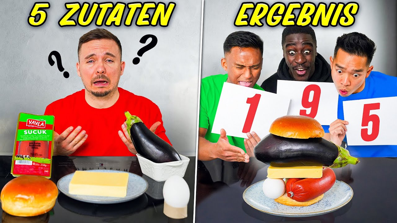 Wer kocht aus 5 zuf&auml;lligen Zutaten das beste Gericht?