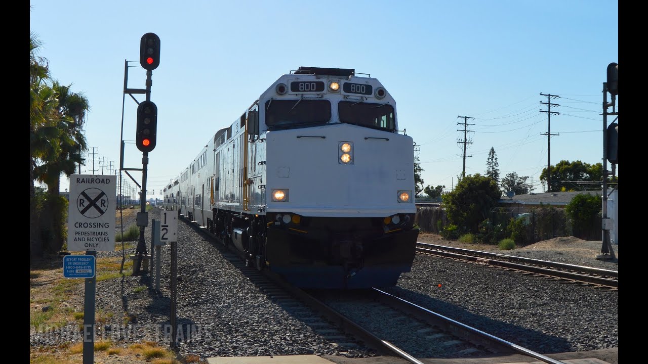 Metrolink F40PH #800 Still Running Strong at Montebello - 7/27/16