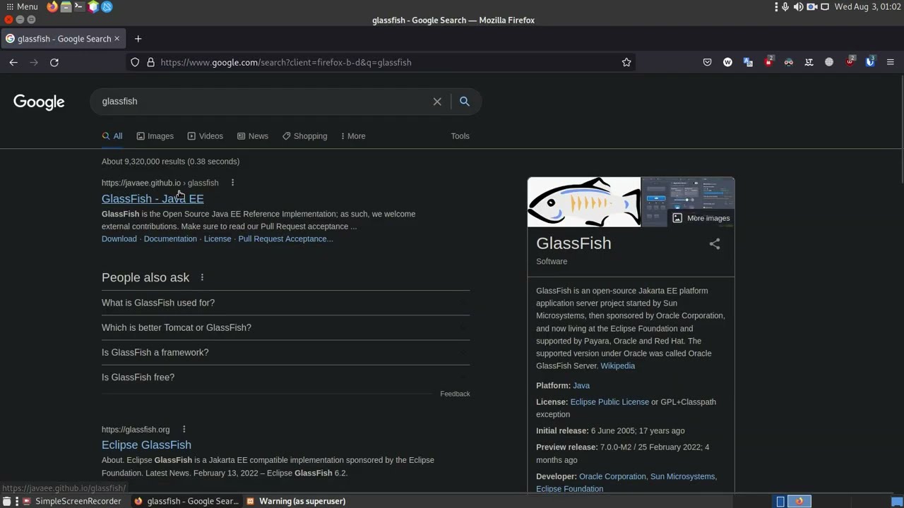 Java Web | Descargar GlassFish Server 2022
