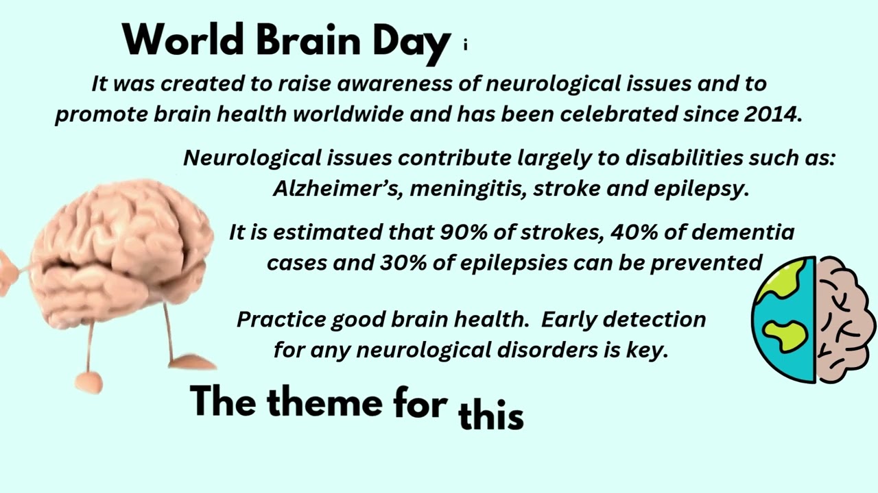 🧠 Today is World Brain Day!