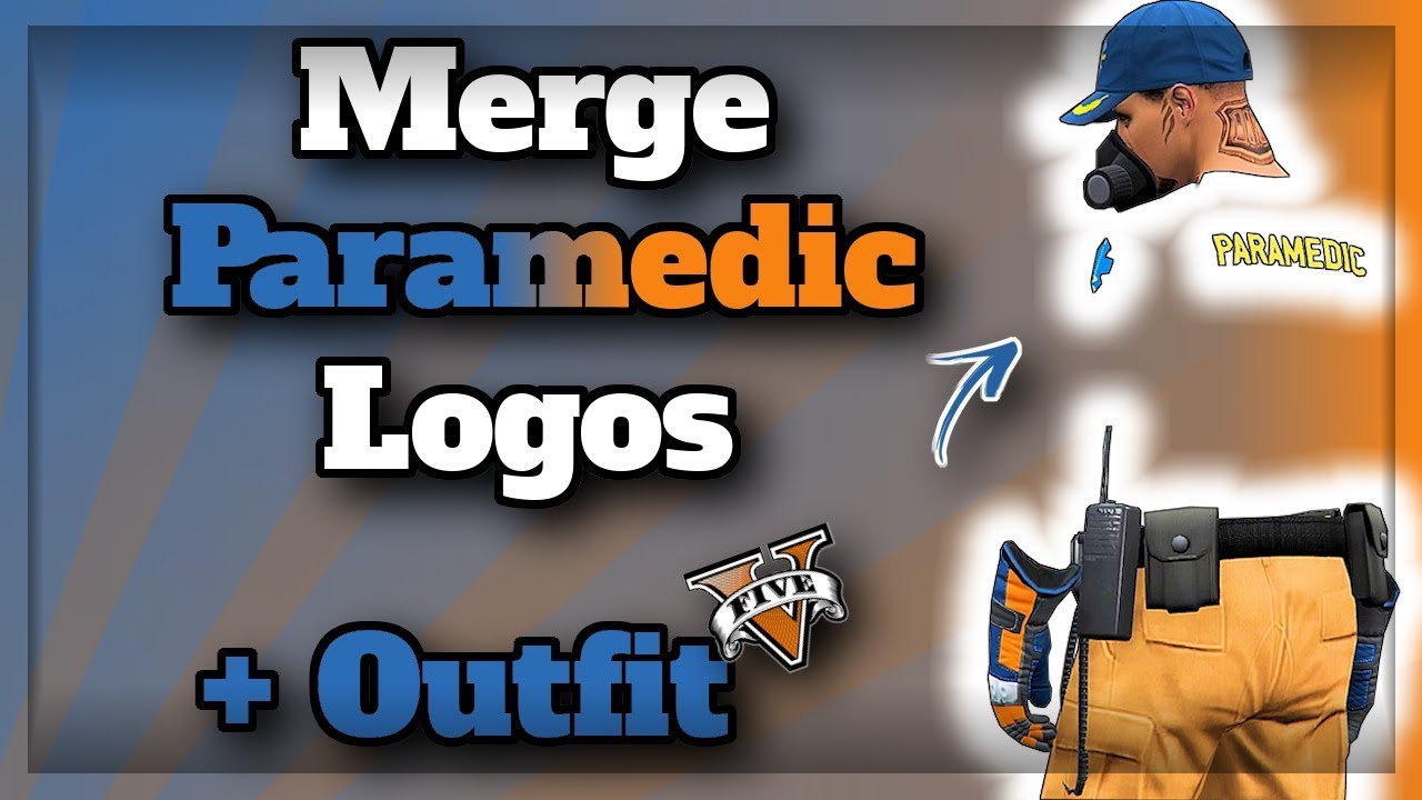 GTA5 I *NEW* Merge Paramedic Logos + MODDED OUTFIT! (Transfer Glitch) Patch 1.46!