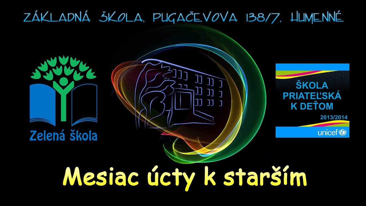 Mesiac úcty k starším 2014 - Základná škola, Pugačevova 1381/7, Humenné