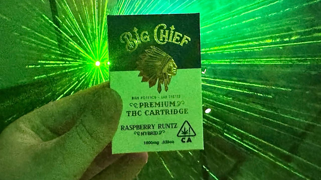 Big Chief 1g Cartridge &ldquo;Raspberry Runtz&rdquo; Review