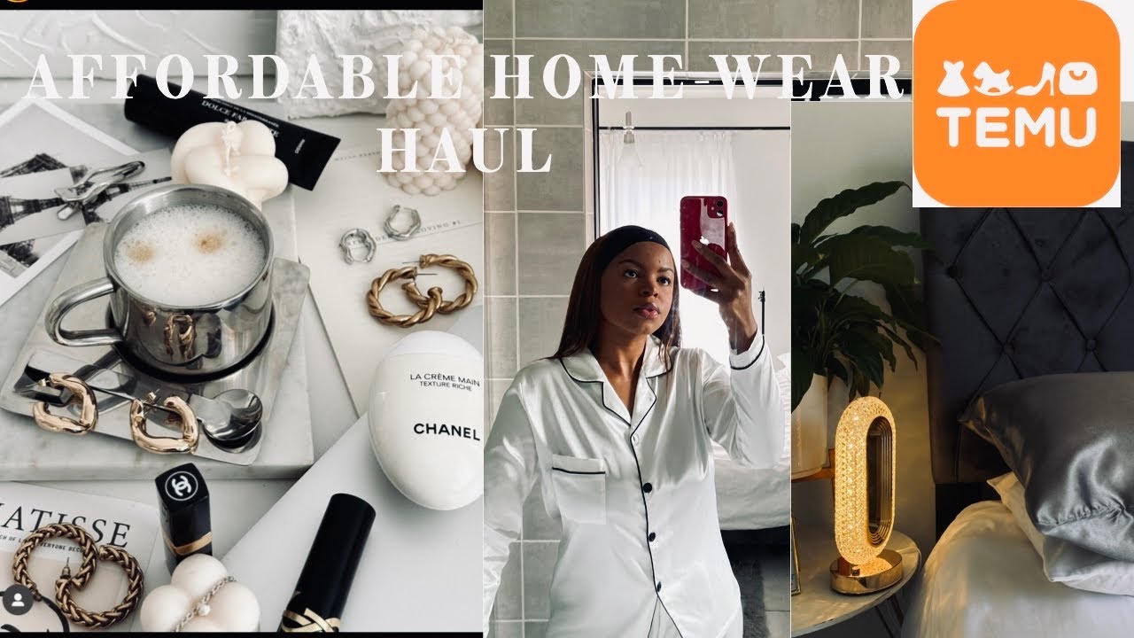 A HUGE HOMEWEAR HAUL || AFFORDABLE FINDS FROM TEMU || PHILELA GODLWANA