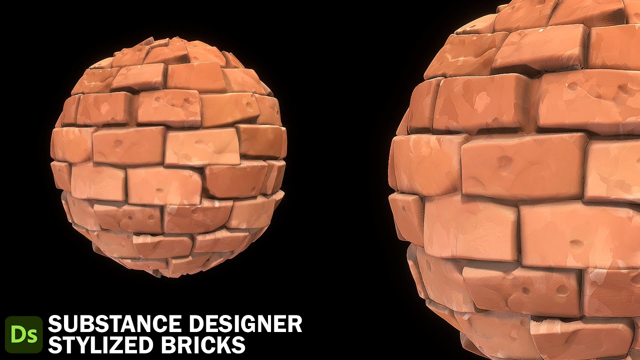 Stylized Bricks - Substance 3D Designer