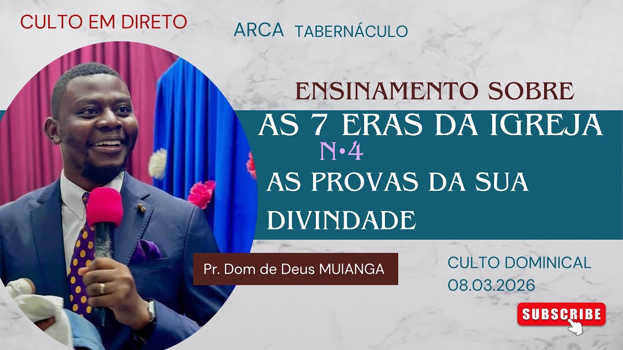 AS PROVAS DA SUA DIVINDADE | A DIVINDADE DE JESUS CRISTO - A REVELAÇÃO DE J.C|Pr Dom de Deus MUIANGA