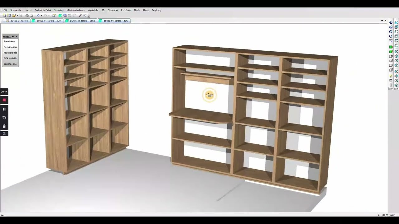 PolyBoard  - egyedi szekrény parametrikus tervezése