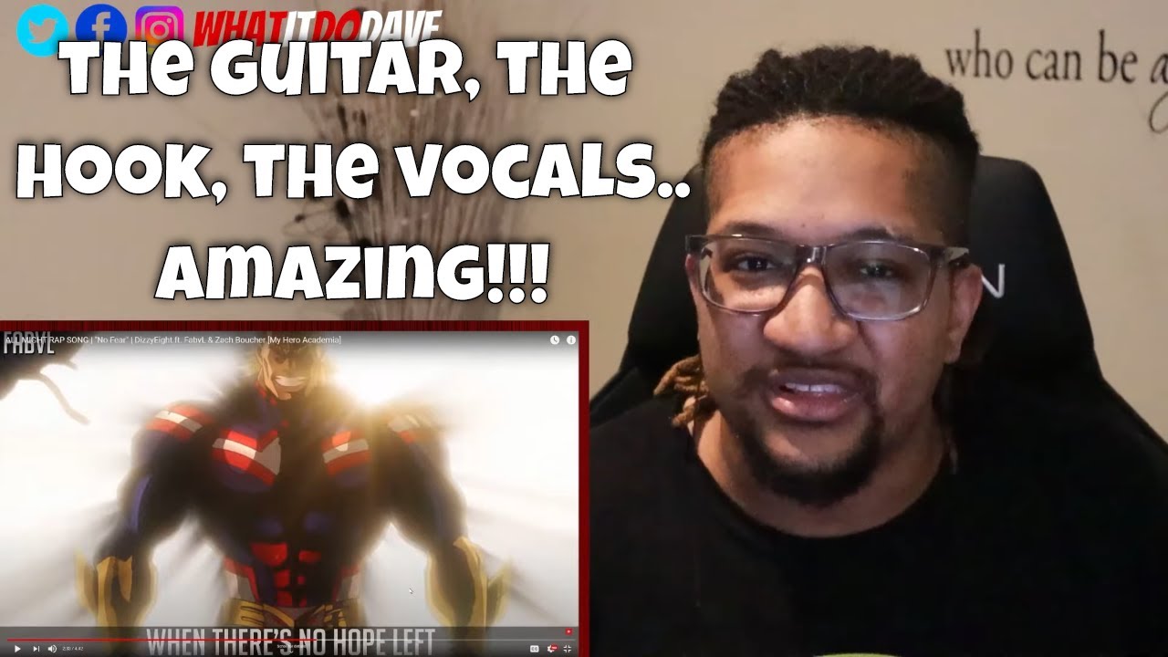 Reaction to  ALL MIGHT RAP SONG | 